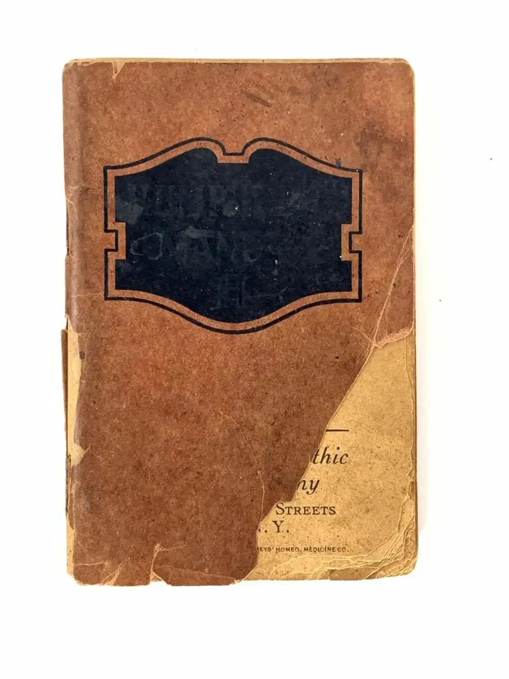 Ephemera Medicine Vintage 1943 Humphreys' Manual For Colds Ailments Homebook